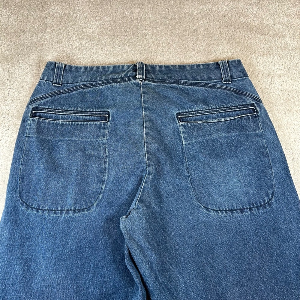 Vintage 90s Marithe Francois Girbaud Jeans Mens 38 Baggy Shuttle‎ Knee Wide Leg - Picture 7 of 13